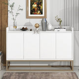 ZNTS TREXM Modern Sideboard Elegant Buffet Cabinet with Large Storage Space for Dining Room, Entryway WF298903AAK