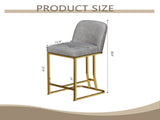 Dining Bar Chairs Set of 2 Modern style bar chairs with simple design, Creative Design comfortable W1727P240722