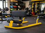 Yellow 3-in-1 Padded Home Gym Fitness Equipment Squat Machine for Push Up, Sit Up & Deep Squat 28203945