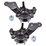 ZNTS Front Left & Right LH & RH Wheel Bearing Hub Knuckle Assembly For Nissan Versa 1.6 S SL SV Note 1.6L 59620477