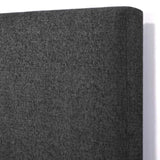 Queen Size Charcoal Grey Upholstered Platform Bed B108P160250