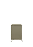 Modern Style 2-Drawer Nightstand Made with Wood & Mirrored Accents B009130148