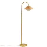 Rattan Weave Shade Floor Lamp B035P264531
