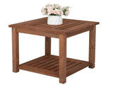 Square Wood Side Table Carbonized Color 67801241