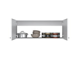 Napoles 39" W Double Door Wall Cabinet White B200P240265
