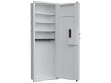 53" Fingerprint Touch Panel In-Wall Safe,Hidden Wall Gun Safe for Rifles with Adjustable 83302591