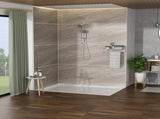 Multi Function Dual Shower Head - Shower System with 4.7" Rain Showerhead, 7-Function Hand Shower, W124361924