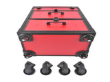 Portable 3-Tier Rolling Makeup Case with Universal Wheels for Makeup, Nail Art, Hair Styling Tools 99353214