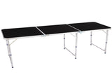 6ft Aluminum Alloy Folding Table black 95332729