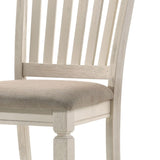 Fedele Tan Fabric & Cream Finish Side Chair B2726P343790