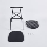 BLACK sennit chair,set of 4,dining chair,coffee chair W234P196521