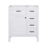 ZNTS 30" Bathroom Vanity without Sink, Cabinet Base Only, Bathroom Cabinet with Drawers, Solid Frame and WF321000AAK