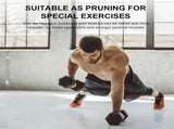 30LB HDRS Rubber Coated Solid Cast Iron Dumbbell with Contoured Chrome Handle, Hexagon 71566476