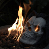 Fire Pit Demon Skull Gas Log for Ventless & Vent Free, Propane, Gel, Ethanol, Electric, Outdoor W2734P194125