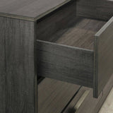 Ioana Wood 2-Drawers Nightstand , Antique Grey Finish T2574P225160