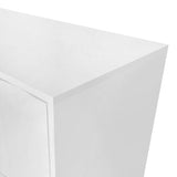 U_STYLE Wave Pattern Storage Cabinet with 2 Doors and 2 Drawers, Adjustable, Suitable for WF317509AAK