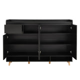 ON-TREND Sleek and Contemporary Shoe Cabinet with Adjustable Shelves, Minimalist Home Organizer with WF321211AAB