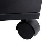 Hair Salon Storage Cart with Wheels & 3 Hair Dryer Holders & 4 Drawers & Lock & 2 Keys, Hairdressing 03688637