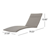 52005.00CUSH-CHR 2PCS Salem Outdoor Chaise Lounge Cushion N775P176407G