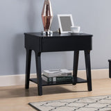 Black End Table, Lift Tabletop B107131010