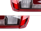 Pair Left & Right Side Rear LED Tail Lights Brake Lamp with Blind Spot Replacement for 2021-2013 73800651