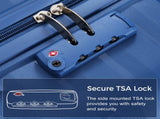 Premium PP Travel Luggage Set , 3-Piece TSA Lock Suitcase Ensemble 20, 24, and 28 Inch Sizes N726P460073N