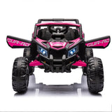 ZNTS 12V Ride On Car with Remote Control,UTV ride on for kid,3-Point Safety Harness, Music Player W1396P146845