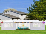 3*9m 7-Sided Iron PE Cloth Spiral Pipe Pergola 81274121