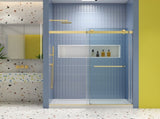 Bypass shower door, sliding door, with 5/16