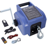 12v Trailer Winch,Reversible Electric Winch, for Boats up to 5000 lbs, Galvanized Wire Rope, with 90231654