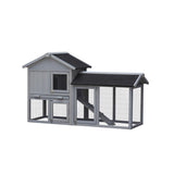 Rabbit Hutch Outdoor Bunny Cage Indoor,Extensible Chicken Coop with Large Run Space - No Leak W219106473