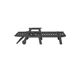 Set of 2 Lounge Outdoor, Oversized Chaise Lounge with 5 Positions, HDPE, Patio Lounge W2103P254673