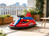 Red 6V Bumper Car for Kids 360&deg Rotation Electric Ride On for Indoor Playroom 96715853