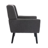 ZNTS Modern Soft Linen Material Ergonomics Accent Chair Living Room Chair Bedroom Chair Home Chair With W67634085