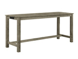59 Inch Bar, Dining, Sofa with Power Outlet, 3 Upholstered Stools, 4 Piece Bar 13936224