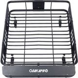 Rooftop Cargo Carrier BasketMotoring Roof RackTop Mount Roof Rack 64black steel W46540103