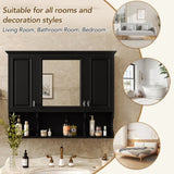 35'' x 28'' Wall Mounted Bathroom Medicine, Modern Bathroom Wall with Mirror, Mirror N710P209443B