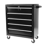 ZNTS 5 Drawers Rolling Tool Chest Cabinet with Wheels, Tool Storage Cabinet and Tool Box Organizer for W1239137225