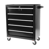 ZNTS 5 Drawers Rolling Tool Chest Cabinet with Wheels, Tool Storage Cabinet and Tool Box Organizer for 57721679