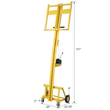 Drywall panel lift for walls, Load capacity 150LBS Heavy Duty Drywall Lifter, Use for drywall, OSB, W465P151531