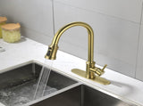 Single Handle High Arc Pull Out Kitchen Faucet,Single Level Stainless Steel Kitchen Sink Faucets 25914519