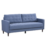 74" High Resilience three seater Sofa, Wooden Frame 3 Seat Sofa, Comfy , Modern Upholstered Sofa, W311P192811