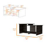 Waycross Coffee Table, One Large Shelf, Two Table Tops B128P148843