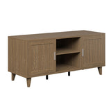 Modern 60 Inch TV Stand for TVs up to 65 inches, Classic Walnut Finish B108P208917