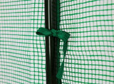 Mini Walk-in Greenhouse with PE Cover, 4-Shelf Indoor Outdoor Plant Gardening Green House for Garden 35710700