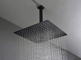 16" Matte Black Bathroom Luxury shower head 38652927
