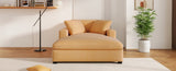 Mirod 53.5''*70.9'' Oversized Chaise, Lounge Chair - Classic Design, Soft Fabric, Easy Assembly, N760P196662Y
