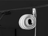 69" Portable Clothes Closet Non-Woven Fabric Wardrobe Double Rod Storage Organizer Black 23382400