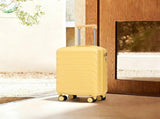 20 Inch ABS Hard Shell Travel Checked Luggage - Scratch Resistant Surface Four Multi-Directional W2787P437249