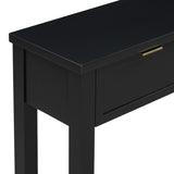 U_STYLE Contemporary High-Quality Entryway Console Table with 4 Spacious Drawersm,1 Practical Bottom N711P218638B